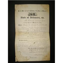 1876 DELAWARE LICENSE