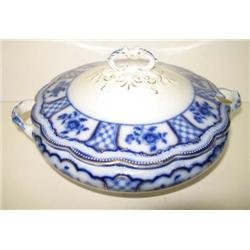 FLOW BLUE SOUP TUREEN