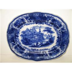 SMALL FLOW BLUE PLATTER