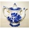 Image 1 : FLOW BLUE TEAPOT