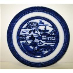 FLOW BLUE PLATE