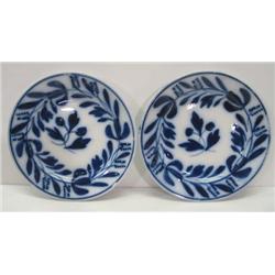 FLOW BLUE PLATES