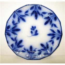 FLOW BLUE PLATE