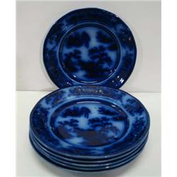 FLOW BLUE PLATES