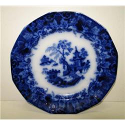 FLOW BLUE PLATE