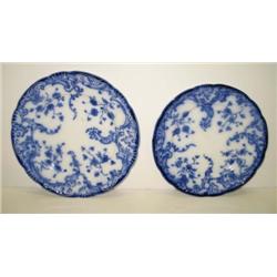 FLOW BLUE PLATES