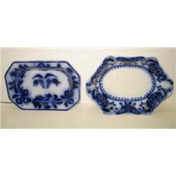 FLOW BLUE VEGETABLE DISHES
