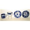 Image 1 : FLOW BLUE CUPS AND SAUCERS