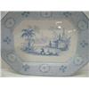 Image 2 : BLUE & WHITE TRANSFERWARE PLATTER