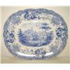 Image 1 : BLUE & WHITE TRANSFERWARE PLATTER
