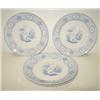 Image 1 : BLUE & WHITE TRANSFERWARE PLATES