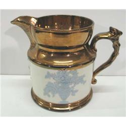 COPPER LUSTER PITCHER