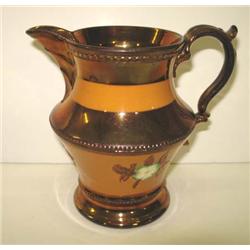 COPPER LUSTER PITCHER