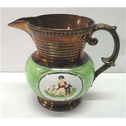 COPPER LUSTER PITCHER