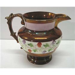 COPPER LUSTER PITCHER