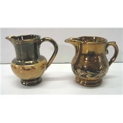 COPPER LUSTER CREAMERS