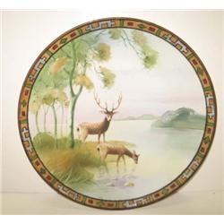 DEER DECORATED NIPPON PLATE