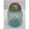 Image 1 : BLUE VICTORIAN GLASS SHAKER