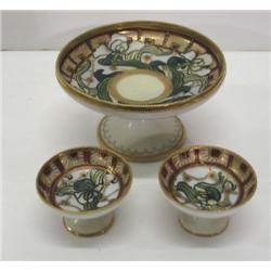 THREE PIECE NIPPON SALT SET