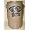 Image 1 : BLUE DECORATED STONEWARE CROCK