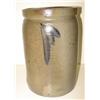Image 1 : BLUE DECORATED STONEWARE CROCK
