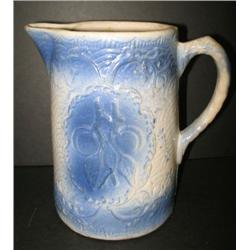 BLUE SALT-GLAZED PITCHER