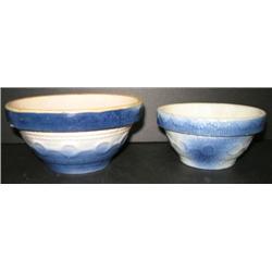 BLUE SALT-GLAZED BOWLS