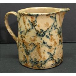 BLUE & RED SPONGEWARE CREAMER