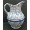 Image 3 : BLUE SPONGEWARE PITCHER