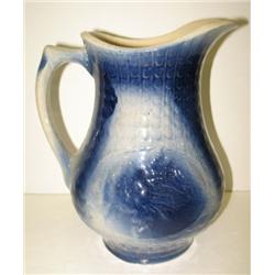 BLUE SALT-GLAZED PITCHER
