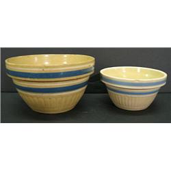 YELLOWARE MIXING BOWLS