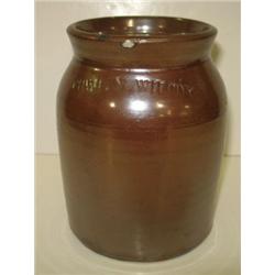 STONEWARE CANNING CROCK