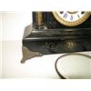 Image 4 : EBONIZED MANTEL CLOCK