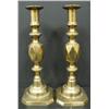 Image 1 : PERIOD BRASS CANDLESTICKS