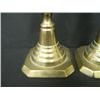 Image 2 : PERIOD BRASS CANDLESTICKS