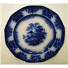 Image 1 : FLOW BLUE PORCELAIN PLATE