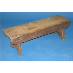 PRIMITIVE PRAYER BENCH