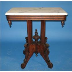 VICTORIAN MARBLE TOP TABLE