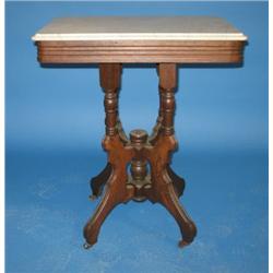 VICTORIAN MARBLE TOP TABLE