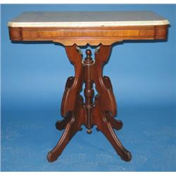 VICTORIAN MARBLE TOP TABLE