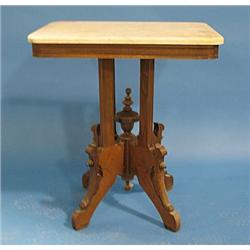 VICTORIAN MARBLE TOP TABLE