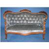 Image 1 : VICTORIAN WALNUT LOVESEAT