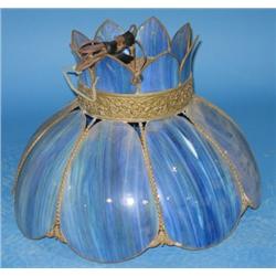 SLAG GLASS HANGING LIGHT