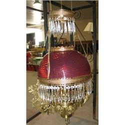 BRASS HANGING LAMP