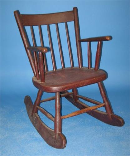 PRIMITIVE ROCKING CHAIR
