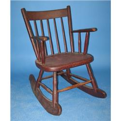 PRIMITIVE ROCKING CHAIR