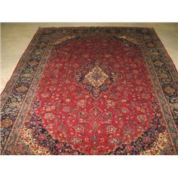 SEMI-ANTIQUE KASHAN RUG