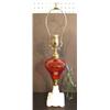 Image 1 : AMBER GLASS LAMP