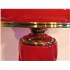 Image 4 : RED GLASS TABLE LAMP