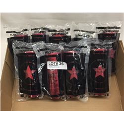 9 MINIATURE HOCKEY STAR STICKS IN CASES
